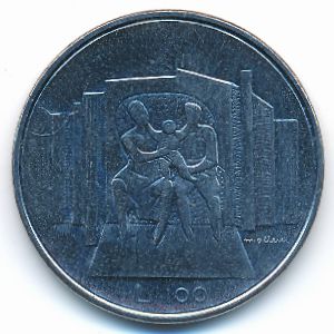 Сан-Марино, 100 лир (1976 г.)
