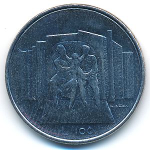 Сан-Марино, 100 лир (1976 г.)