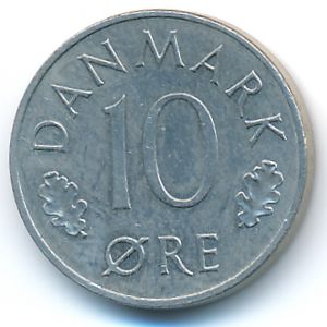 Дания, 10 эре (1975 г.)