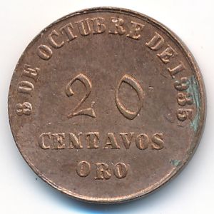Peru, 20 centavos, 1935