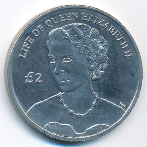 Остров Вознесения, 2 фунта (2012 г.)
