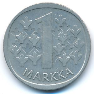 Finland, 1 markka, 1972