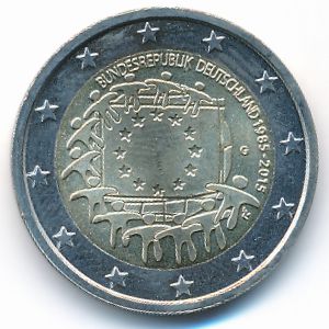 Germany, 2 euro, 2015