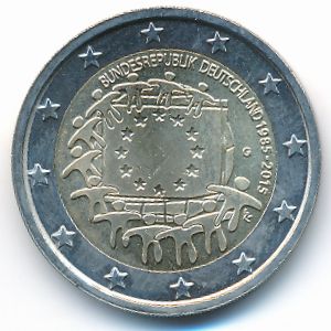 Germany, 2 euro, 2015