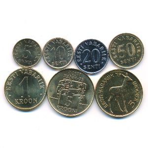 Estonia, Набор монет
