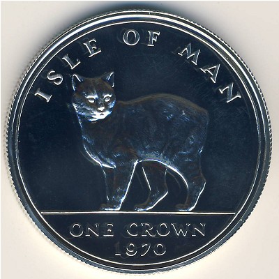 Isle of Man, 1 crown, 1970