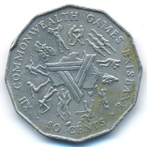 Австралия, 50 центов (1982 г.)