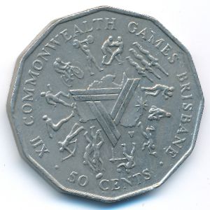Австралия, 50 центов (1982 г.)