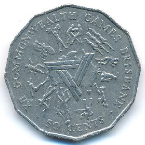 Австралия, 50 центов (1982 г.)