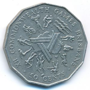 Австралия, 50 центов (1982 г.)