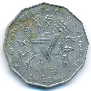 Австралия, 50 центов (1982 г.)