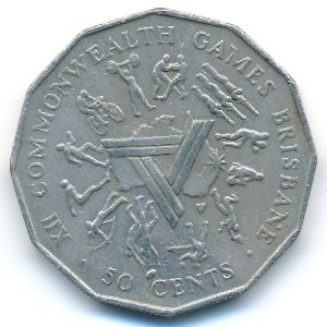 Австралия, 50 центов (1982 г.)