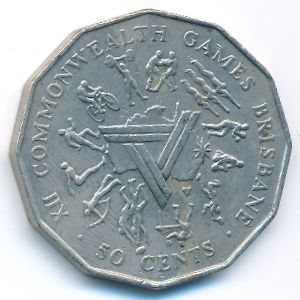 Австралия, 50 центов (1982 г.)