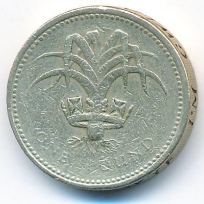 Великобритания, 1 фунт (1985 г.)