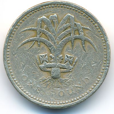 Великобритания, 1 фунт (1985 г.)
