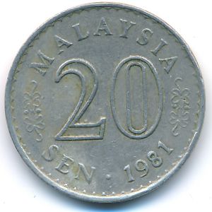 Малайзия, 20 сен (1981 г.)