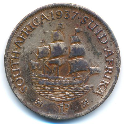 ЮАР, 1 пенни (1937 г.)