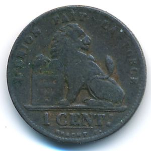 Бельгия, 1 сентим (1899 г.)