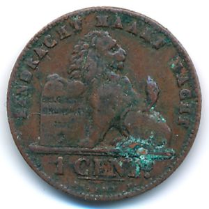 Бельгия, 1 сентим (1901 г.)