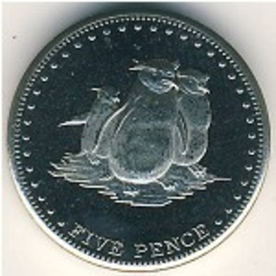 Gough Island., 5 pence, 2009