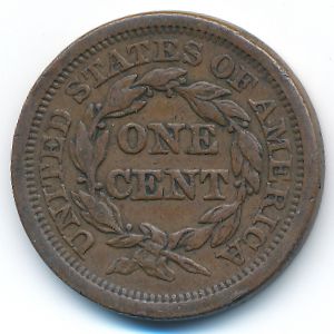 США, 1 цент (1851 г.)