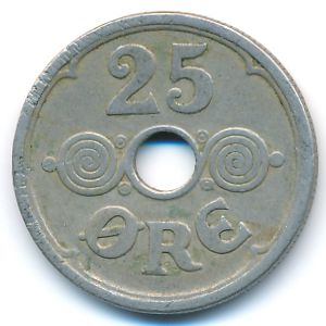 Дания, 25 эре (1924 г.)