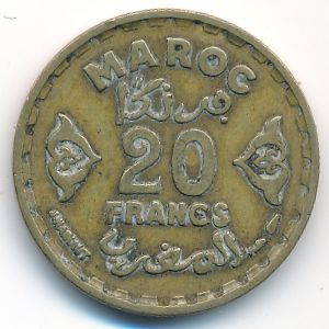 Марокко, 20 франков (1951 г.)