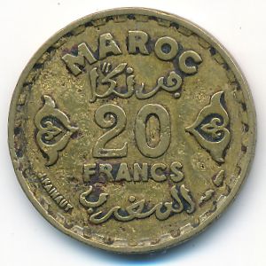 Марокко, 20 франков (1951 г.)
