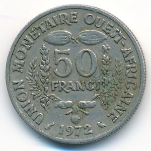 Западная Африка, 50 франков (1972 г.)