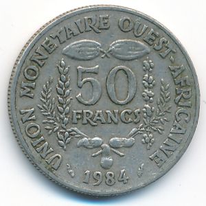 Западная Африка, 50 франков (1984 г.)