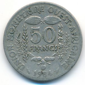Западная Африка, 50 франков (1984 г.)