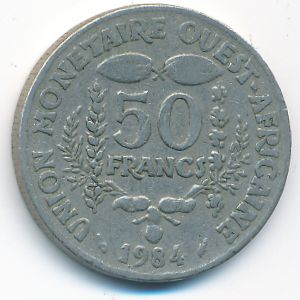 Западная Африка, 50 франков (1984 г.)