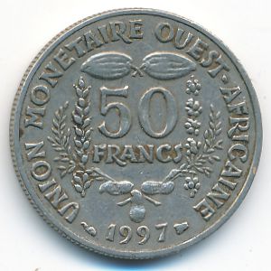 Западная Африка, 50 франков (1997 г.)
