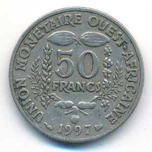 Западная Африка, 50 франков (1997 г.)