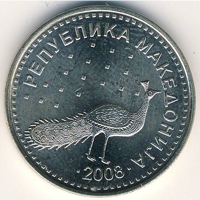 Macedonia, 10 denari, 2008