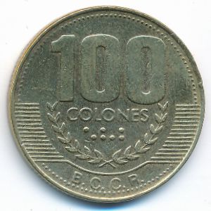 Коста-Рика, 100 колон (1999 г.)