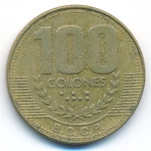 Коста-Рика, 100 колон (1999 г.)