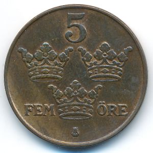 Швеция, 5 эре (1919 г.)