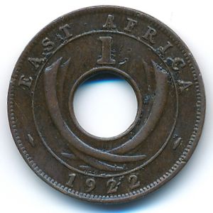 East Africa, 1 cent, 1922