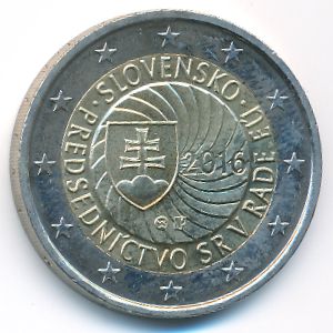 Slovakia, 2 euro, 2016