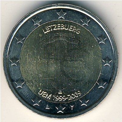 Luxemburg, 2 euro, 2009