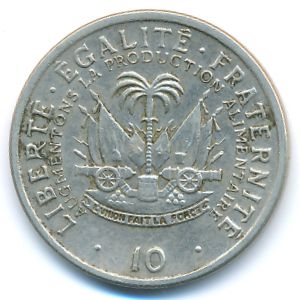 Гаити, 10 сентим (1975 г.)