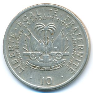 Гаити, 10 сентим (1975 г.)