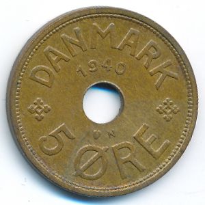 Дания, 5 эре (1940 г.)