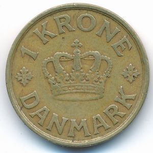 Denmark, 1 krone, 1925