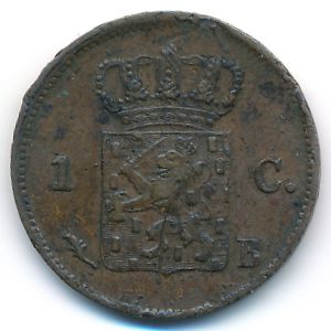 Нидерланды, 1 цент (1823 г.)