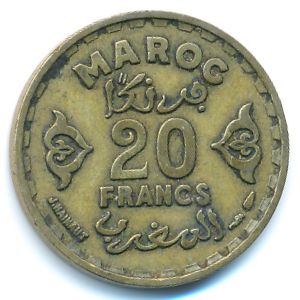 Марокко, 20 франков (1951 г.)