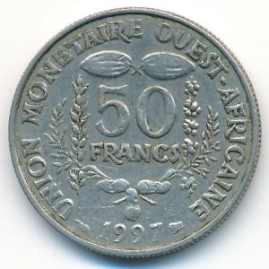 Западная Африка, 50 франков (1997 г.)
