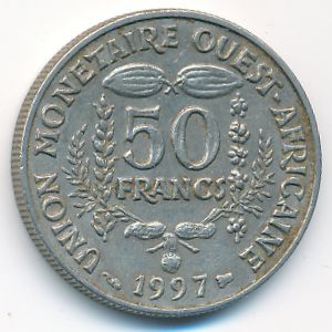 Западная Африка, 50 франков (1997 г.)