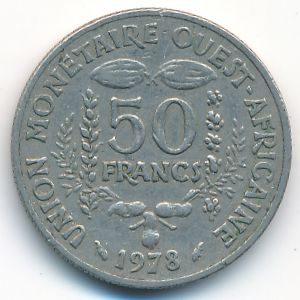Западная Африка, 50 франков (1978 г.)